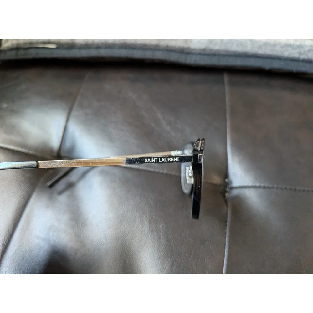 Saint Laurent Eyeglasses, Frames Only, SL 91 001 Black, 49-21-140, Metal, Italy